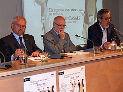 Presentación del 32è Festival Internacional de Música Pau Casals