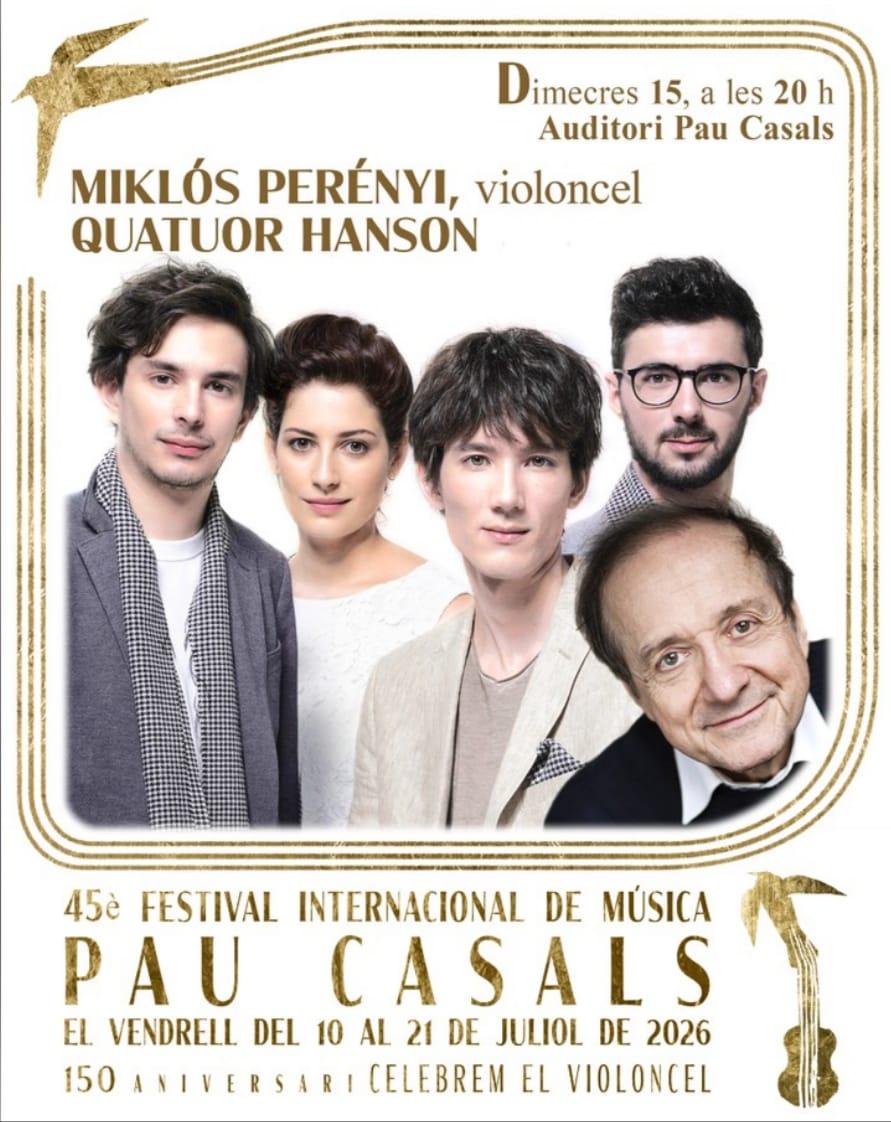 Miklós Perényi, violoncel Quatuor Hanson 19
